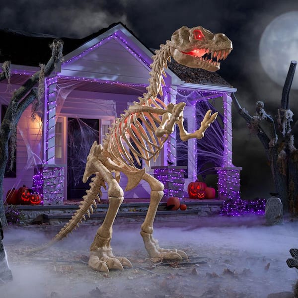 9 FT Grave & Bones Giant-Sized LED T-Rex