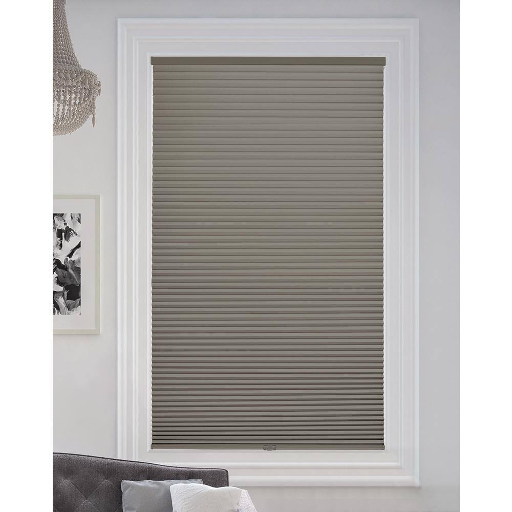 Antique Pewter Cordless Blackout Cellular Honeycomb Shade, 9/16 in. Single Cell, 56.5 in. W x 48 in. H price history on PriceWatchPro