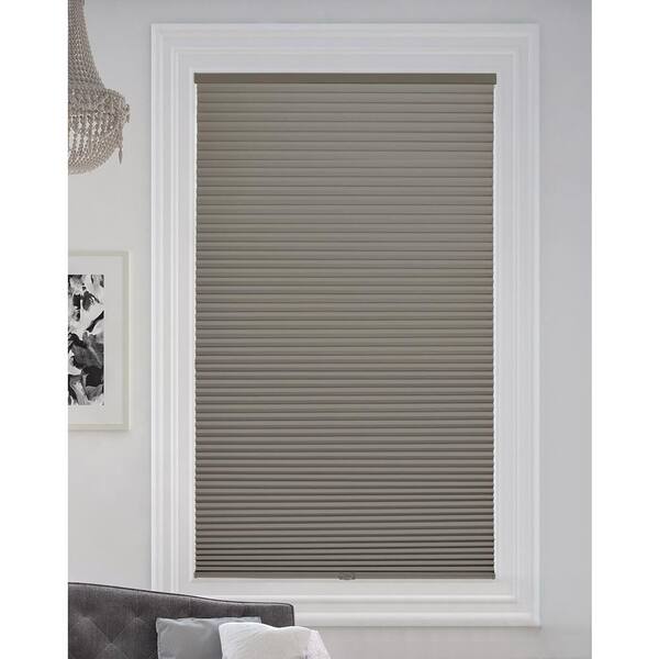 BlindsAvenue Antique Pewter Cordless Blackout Cellular Honeycomb Shade, 9/16 in. Single Cell, 51.5 in. W x 72 in. H