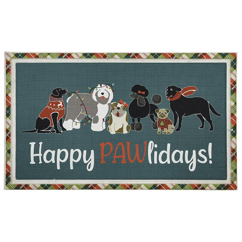 Home Accents Holiday Happy Pawlidays Supreme Entry 18 in. x 30 in