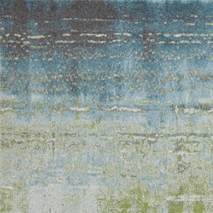 Stella Blue/Green 3 ft. x 5 ft. Area Rug