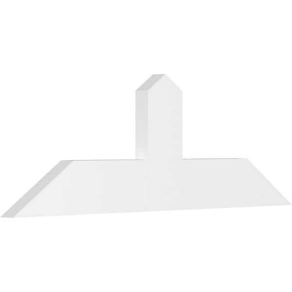 Ekena Millwork Portland 48 in. W x 16 in. H x 2 in. D Signature Polyurethane Bracket