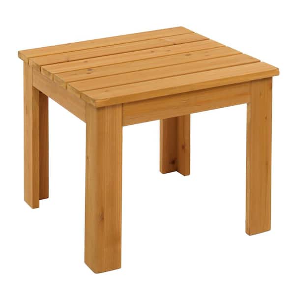 Karl home Wood Outdoor Side Table
