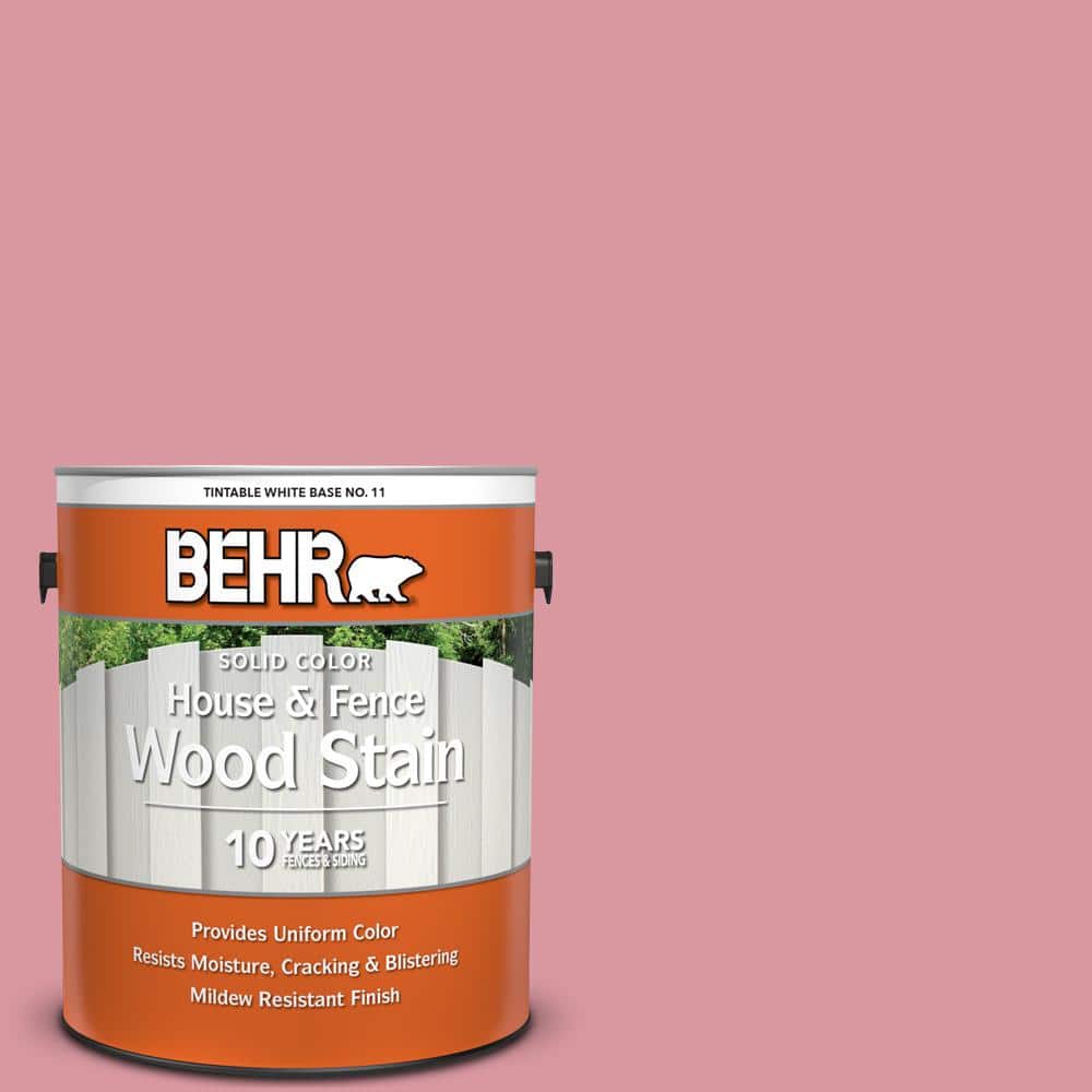 1 gal. #M150-4 Glow Pink Solid Color House and Fence Exterior Wood Stain