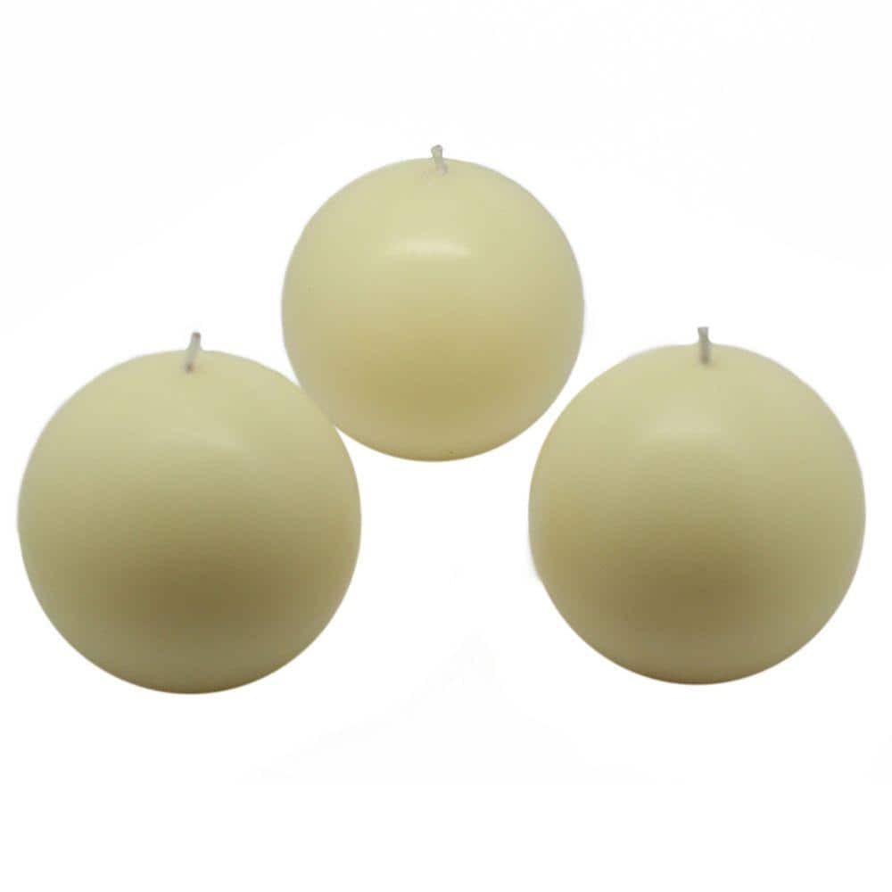 UPC 685024158595 product image for Zest Candle 3 in. Ivory Ball Candles (6-Box) | upcitemdb.com