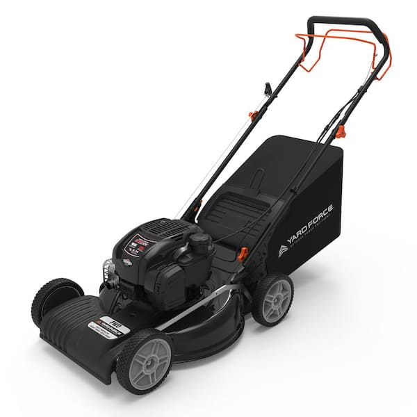 YARD FORCE 21 in. 150cc Briggs & Stratton Just Check and Add Self-Propelled  FWD Gas Walk Behind Mower YF22-3N1SPF - The Home Depot