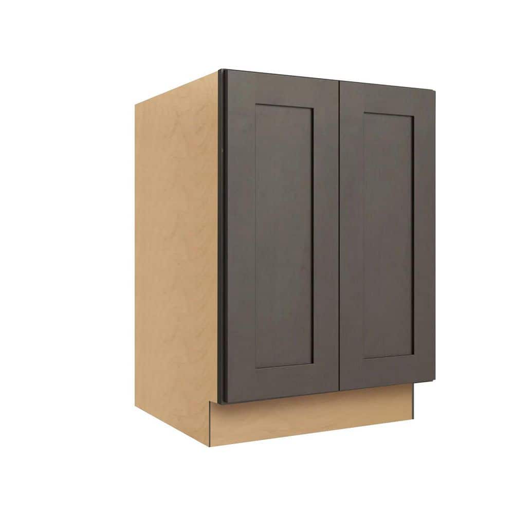 Jamestown Recessed 27 in. W x 34.5 in. H x 24 in. D Assembled Plywood Full Height Door Base Cabinet in Espresso price history on PriceWatchPro