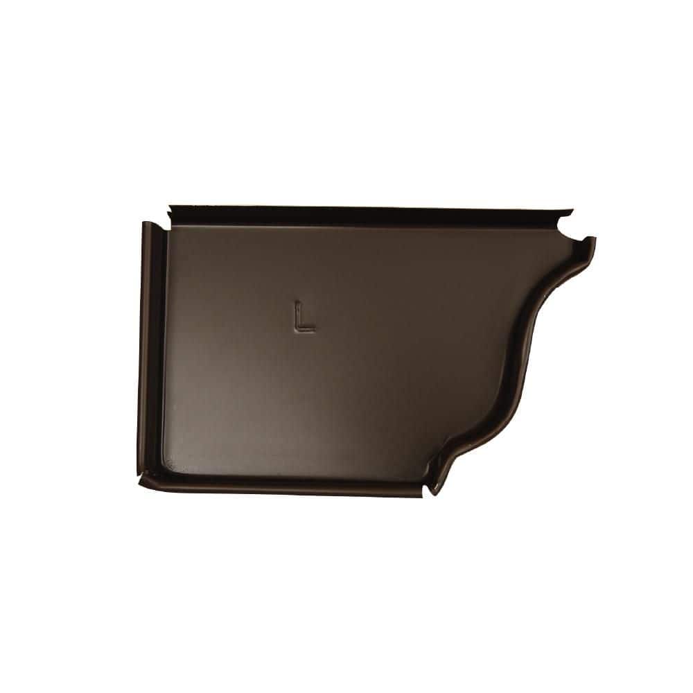 5 in. Musket Brown Aluminum K-Style Left End Cap price history on PriceWatchPro