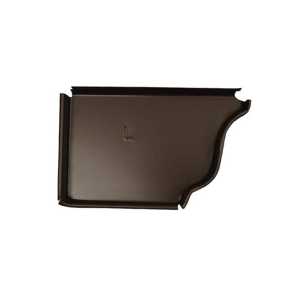 5 in. Musket Brown Aluminum K-Style Left End Cap