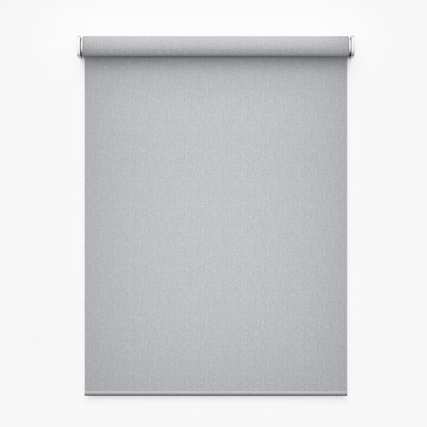 Smart Shade, Motorized Window Blind, White Hardware, Translucent Grey Fabric, 38.0 in. W x 76.0 in. L, 1 Shade