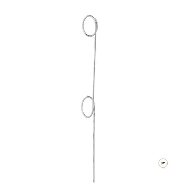 1.  75 in. x 28 in. Double Loop Sign Holder (2-Count)