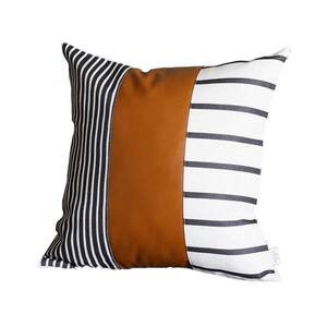 Jordan Brown Abstract 20 in. x 20 in. Throw Pillow Cover