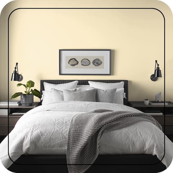 BEHR ULTRA #340A-2 Rich Cream Extra Durable Flat Interior