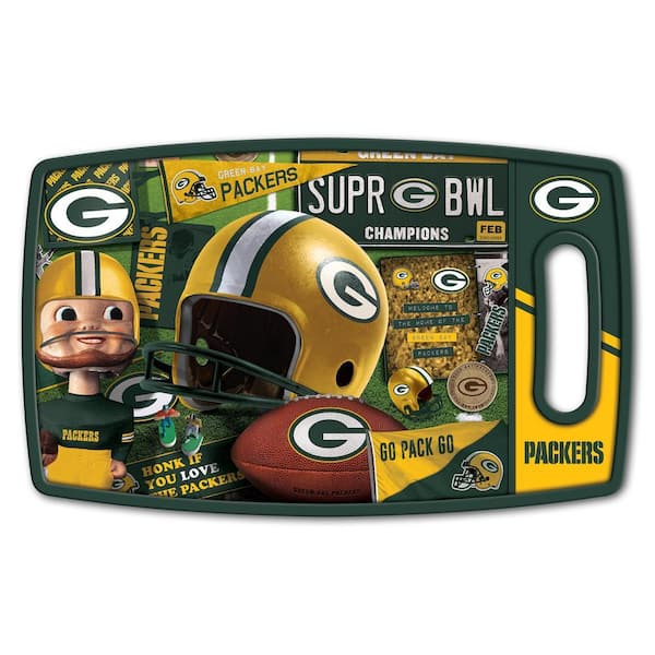 NFL Green Bay Packers Retro Series Polypropyene Cutting Board