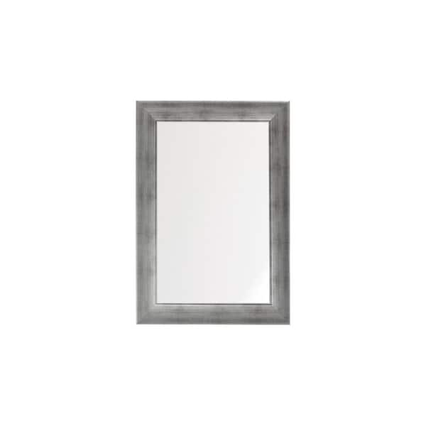 Swirled Historic Silver Wall Mirror 32 in. W x 22 in. H 139S - The Home ...