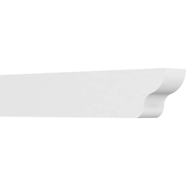 Ekena Millwork 4 in. x 6 in. x 30 in. Standard Greensboro Architectural Grade PVC Rafter Tail Brace