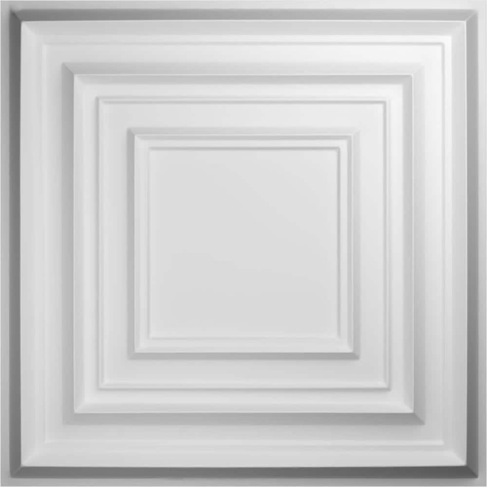 White Textured 3D PVC Decorative Wall Panels Set