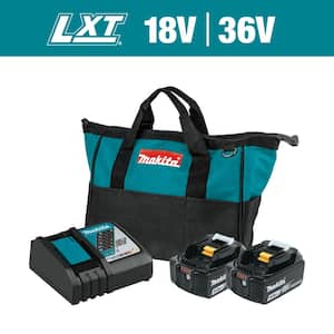 18V LXT Lithium-Ion Battery and Rapid Optimum Charger Starter Pack (5.0Ah)