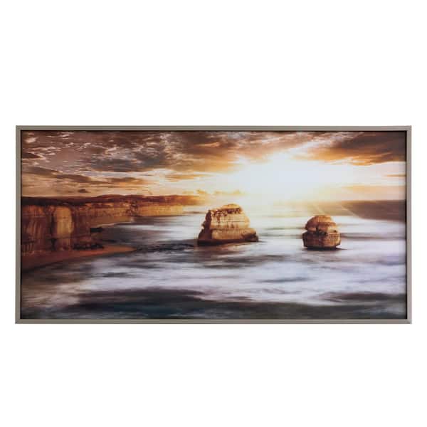 Yosemite Home Decor "Ethereal Peace" Polysynthetic Frame Photography Wall Art 30 in. x 60 in.