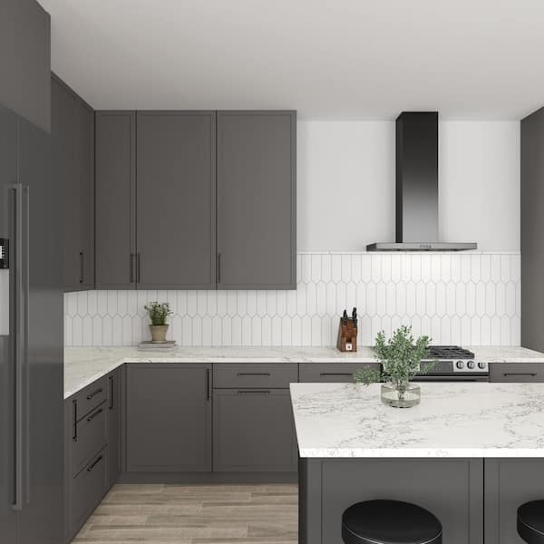 LuxeCraft Artic White Matte 3 in. x 12 in. Glazed Ceramic Picket Wall Tile (8.8 sq. ft./Case)