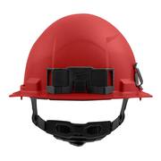 BOLT Red Type 1 Class E Front Brim Non-Vented Hard Hat with 6-Point Ratcheting Suspension (10-Pack)