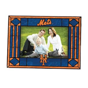 4 in. x 6 in. Mets Gloss Multi Color Horizontal Art Glass Picture Frame