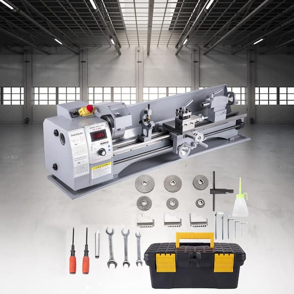 Metal Lathe, 8.3 x 31.5 in. Mini Lathe Machine, 2500 RPM Variable Speed Change, 850-Watt Precision Mini Lathe