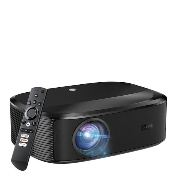 1920 x 1080 4K Portable Projector with 1000 Lumens / NETFLIX/Prime Video/YouTube Built-in Compatible with HDMI/USB/iOS