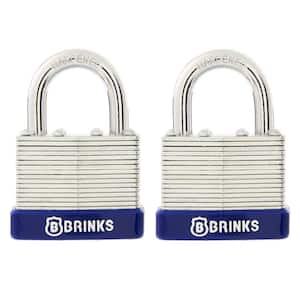 Brinks 1-9/16 in. (30 mm) Laminated Steel Keyed Padlock 172-30001 - The ...
