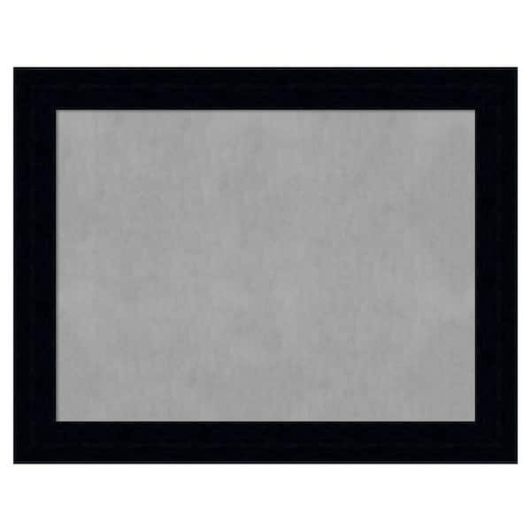 Amanti Art Tribeca Black 28 in. x 22 in. Framed Magnetic Board