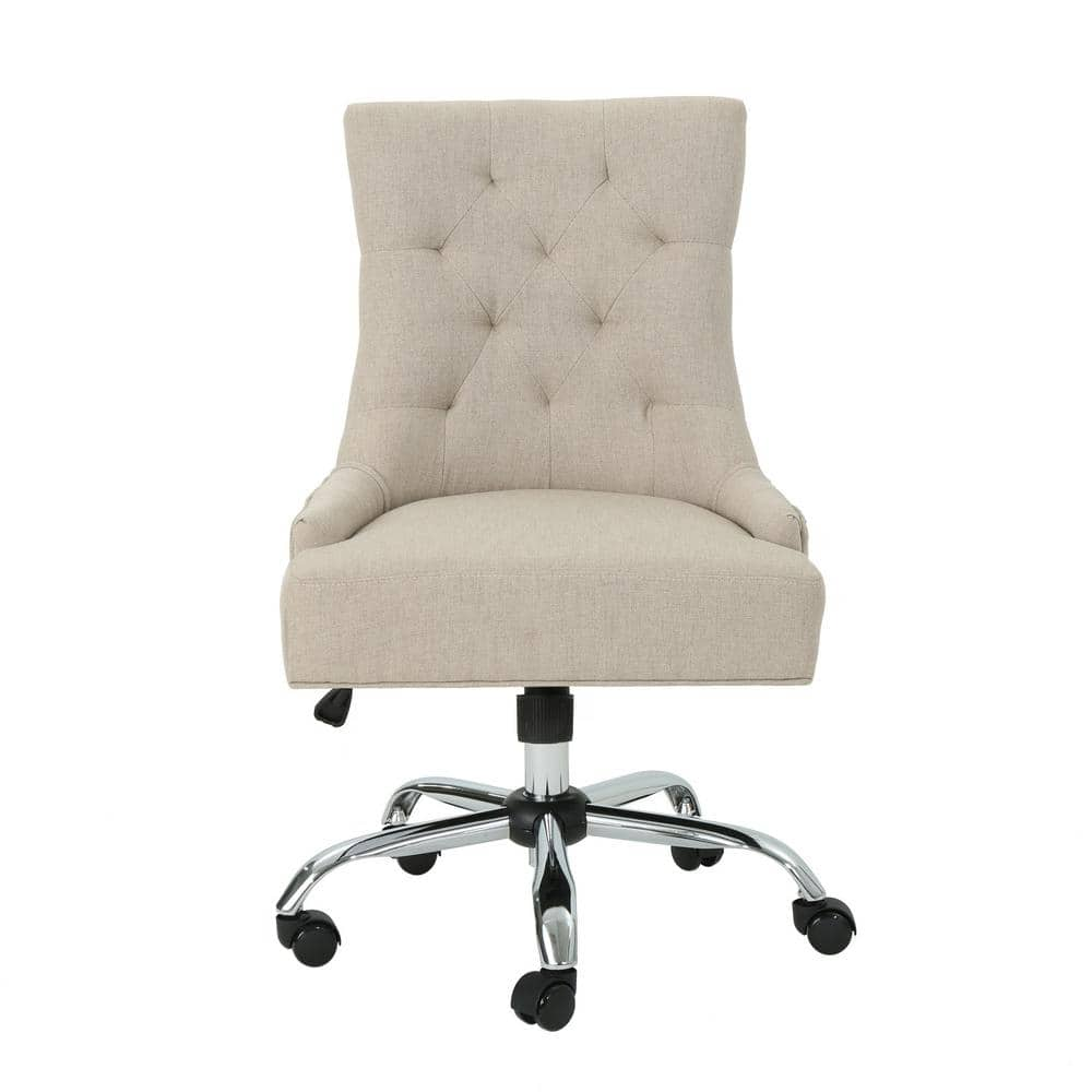 Noble House Americo Tufted Back Wheat Home Office Desk Chair 40966 