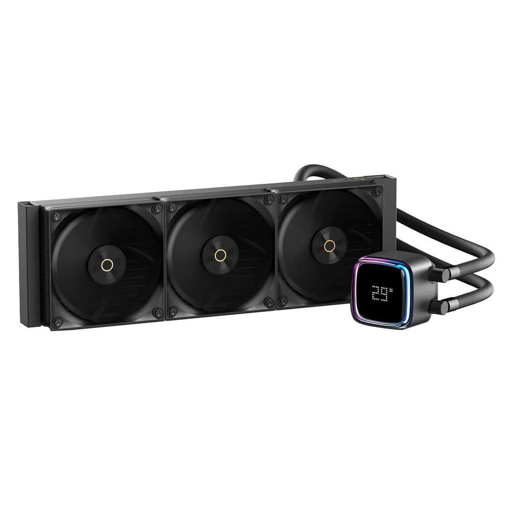 L36 Liquid Cooler CPU Digital Display 360MM AIO Water Cooler ARGB Lighting 120MM PWM Fans Black price history on PriceWatchPro