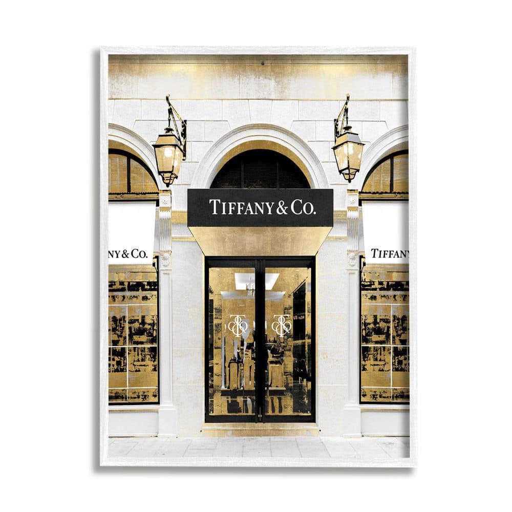Designer Jewelry Storefront Glam Fashion Photography by Madeline Blake Framed Architecture Art Print 14 in. x 11 in. price history on PriceWatchPro