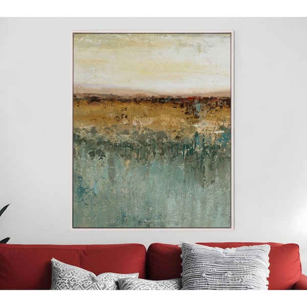 1 Piece Floater Frame Graphic Print Abstract 52.00 in. x 42.00 in.