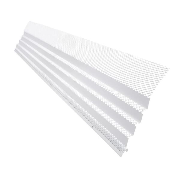 Amerimax Home Products Hoover Dam 3 ft. White Metal Mesh Gutter Guard