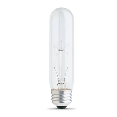 40-Watt Soft White (2700K) T10 Candelabra E26 Dimmable Incandescent Light Bulb (1-Bulb)