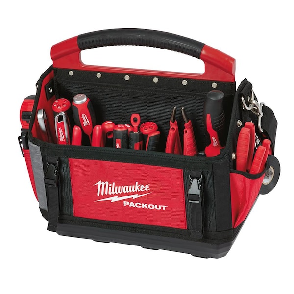 15 in. Packout Tote with Screwdriver Set (8-Piece)