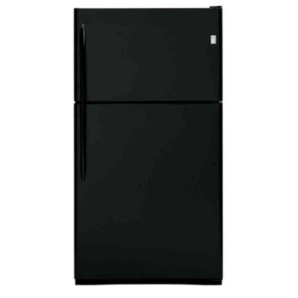 GE Profile 21.7 cu. ft. Top Freezer Refrigerator in Black