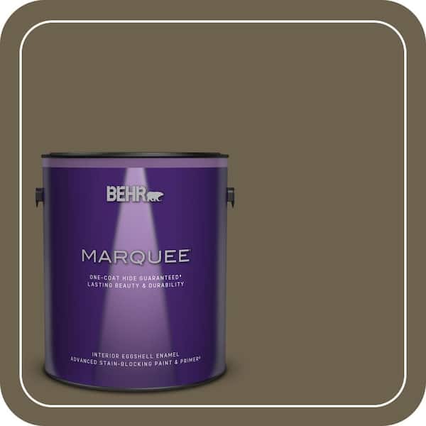 BEHR MARQUEE 1 gal. #N310-7 Classic Bronze Eggshell Enamel Interior Paint & Primer