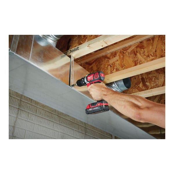 Milwaukee - M18 18-Volt Lithium-Ion Cordless 1/2 in. Drill Driver Kit W/ (1) 3.0Ah Battery, Charger & Bag