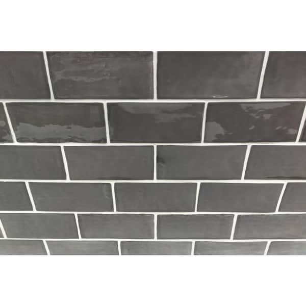 Ivy Hill Tile Catalina Driftwood 3 in. x 6 in. x 8 mm Polished Ceramic Subway Wall Tile (44-pieces/ 5.38 sq. ft. /case) Ivy Hill Tile Catalina Driftwood 3 in. x 6 in. x 8 mm Polished Ceramic Subway Wall Tile (44-pieces/ 5.38 sq. ft. /case)
