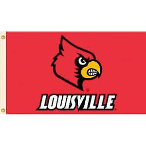 NCAA University of Louisville 3 ft. x 5 ft. Collegiate 2-Sided Flag with Grommets