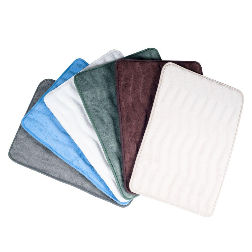 Green Memory Foam 2-Piece Bath Mat Set