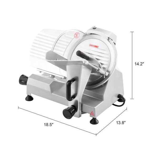 Wilprep 150W Silver Stainless Steel Commercial Meat Slicer Wilprep 150W Silver Stainless Steel Commercial Meat Slicer