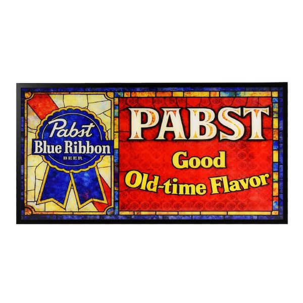 American Art Decor Pabst PBR Blue Ribbon Framed Vintage Theme