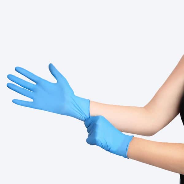 MECHANIX WEAR Small/Medium Blue Nitrile Dipped Nitrile Gloves, (1