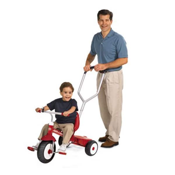 Radio Flyer Ready to Ride Folding Trike Fully Assembled, Red, Boys and  Girls Toddler Tricycle