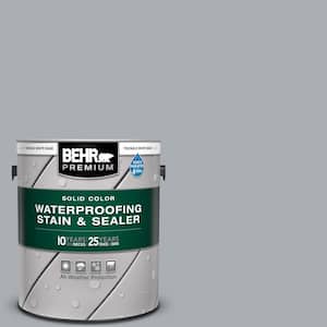 1 gal. #N500-3 Tin Foil Solid Color Waterproofing Exterior Wood Stain and Sealer