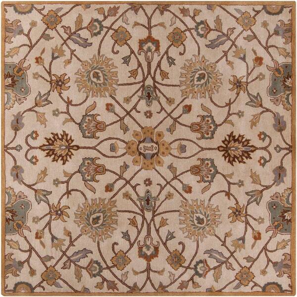 Artistic Weavers Albi Taupe 10 ft. x 10 ft. Square Indoor Area Rug