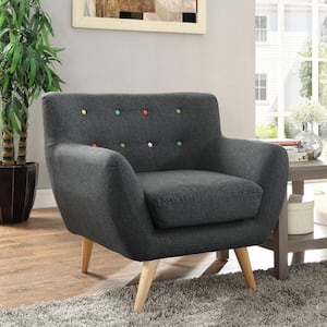 Remark Gray Upholstered Armchair